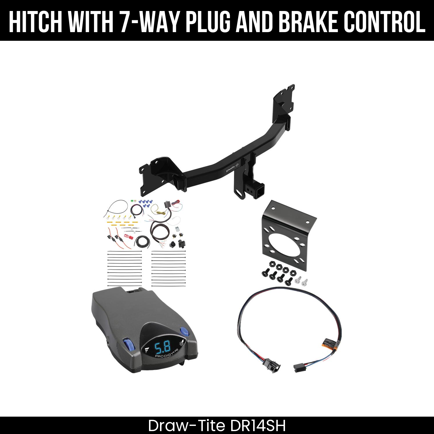 Trailer Hitch , 7-Way , Tekonsha Prodigy P2 Brake Control