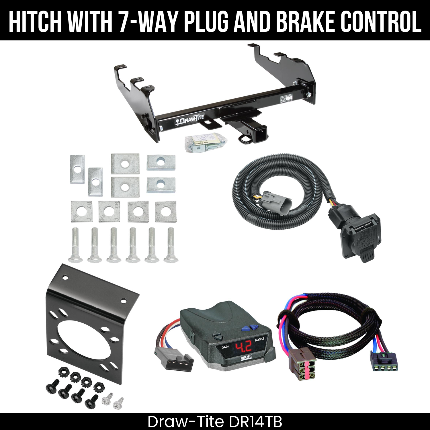 Trailer Hitch , 7-Way , Reese Brake EVN Control
