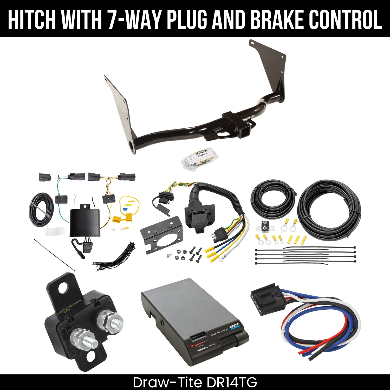 Trailer Hitch , 7-Way , Reese Brakeman Brake Control