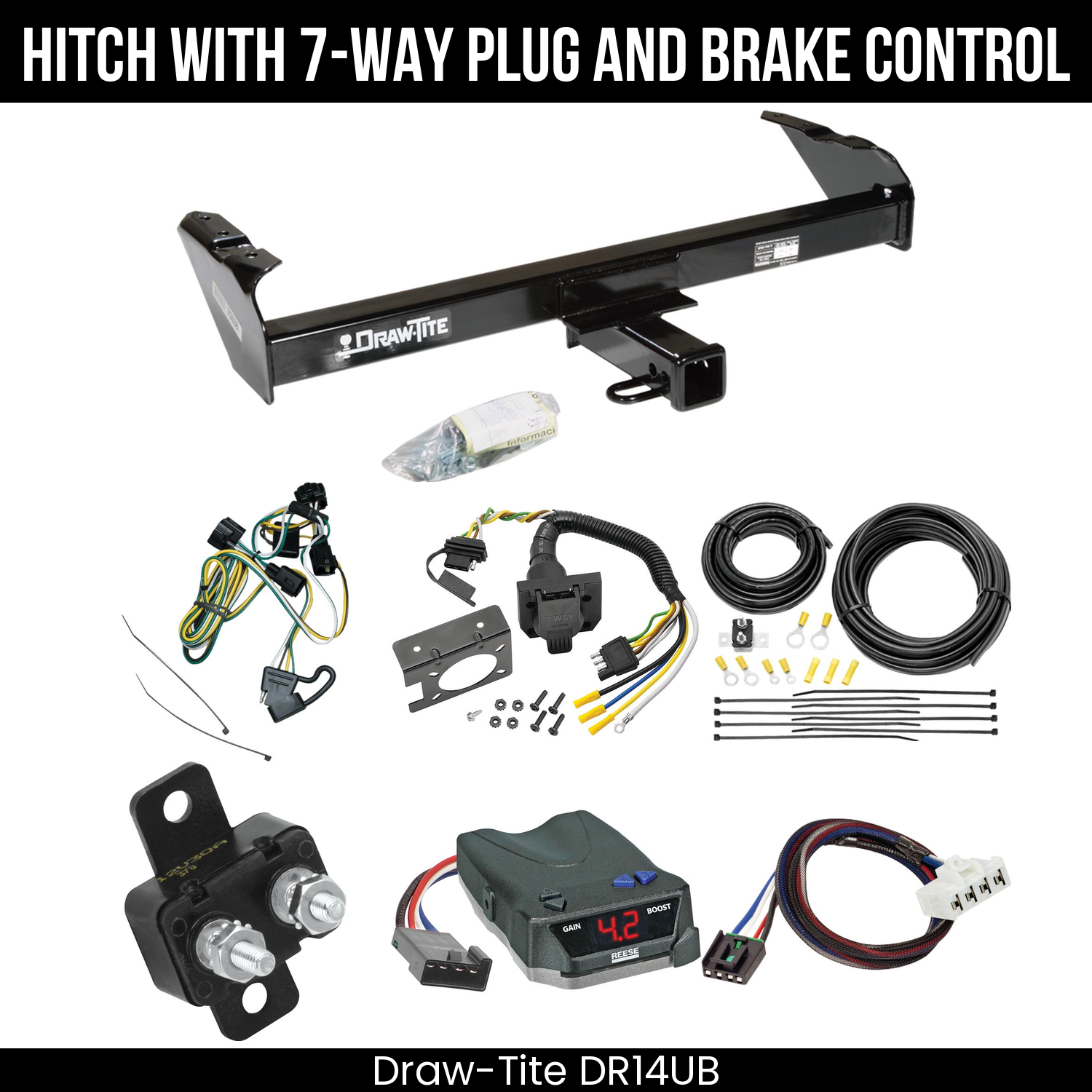 Trailer Hitch , 7-Way , Reese Brake EVN Control