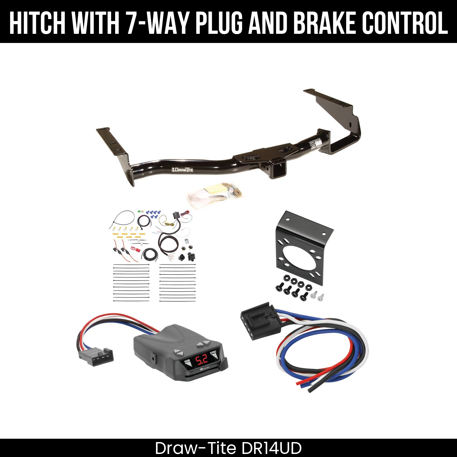 Trailer Hitch , 7-Way , Tekonsha Brakeman IV Brake Control