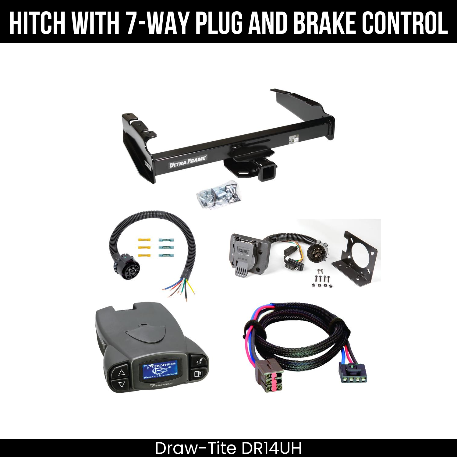 Trailer Hitch , 7-Way , Tekonsha Prodigy P3 Brake Control
