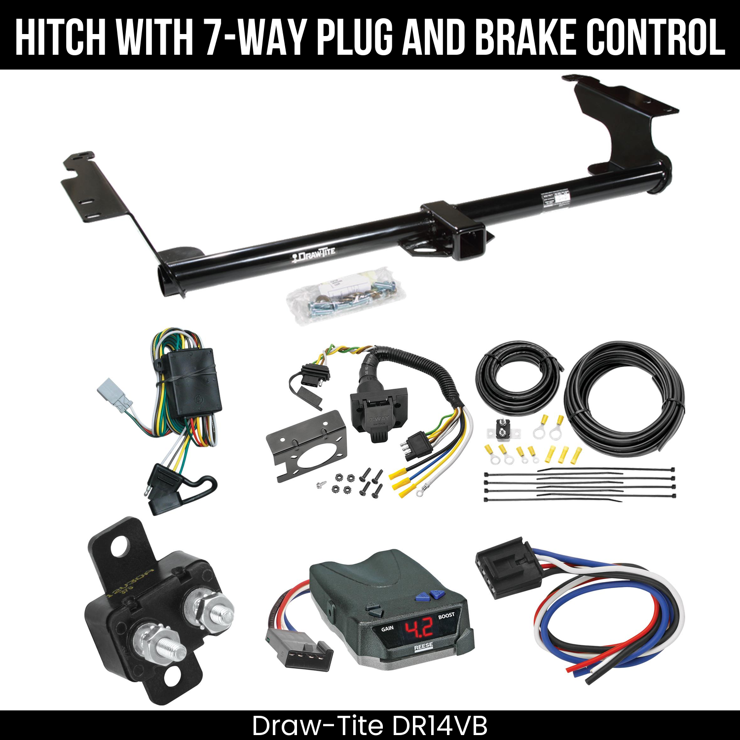 Trailer Hitch , 7-Way , Reese Brake EVN Control