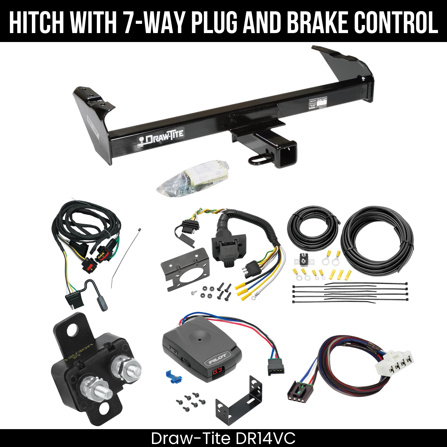 Trailer Hitch , 7-Way , Pro Series Pilot Brake Control