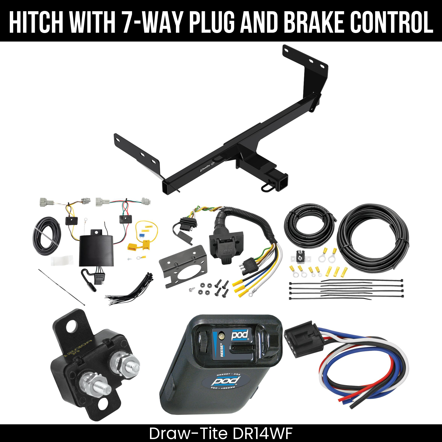 Trailer Hitch , 7-Way , Reese POD Brake Control
