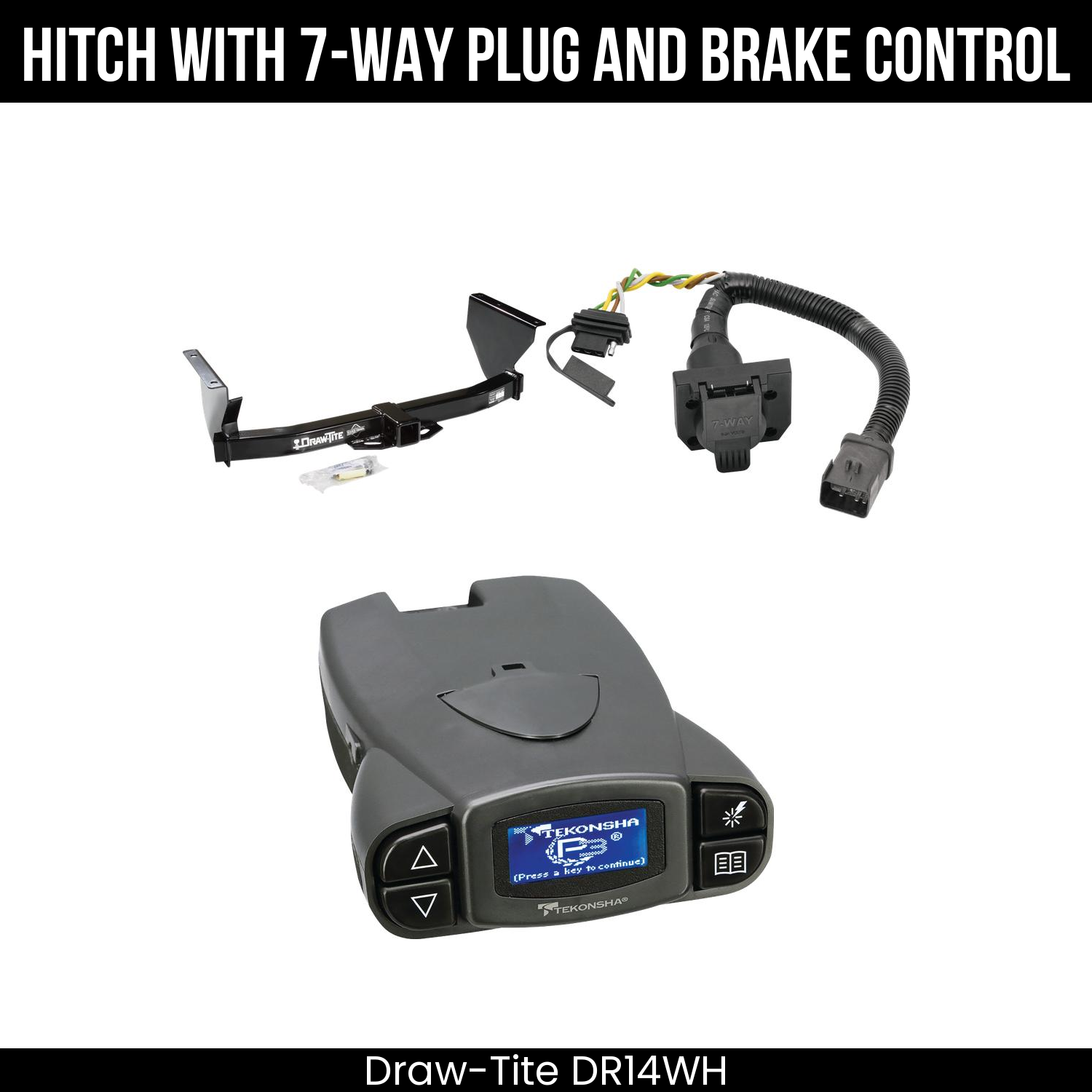 Trailer Hitch , 7-Way , Tekonsha Prodigy P3 Brake Control