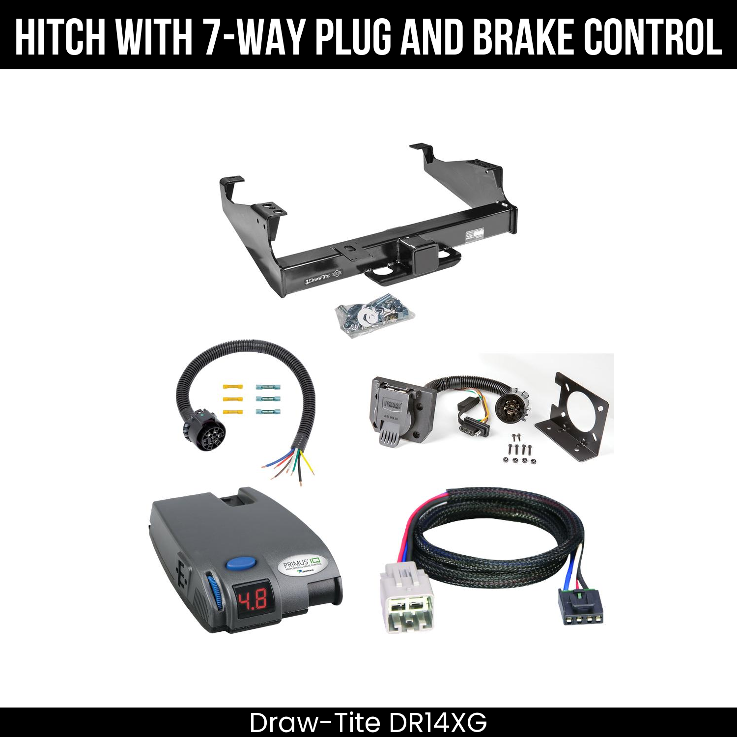 Trailer Hitch , 7-Way , Tekonsha Primus IQ Brake Control
