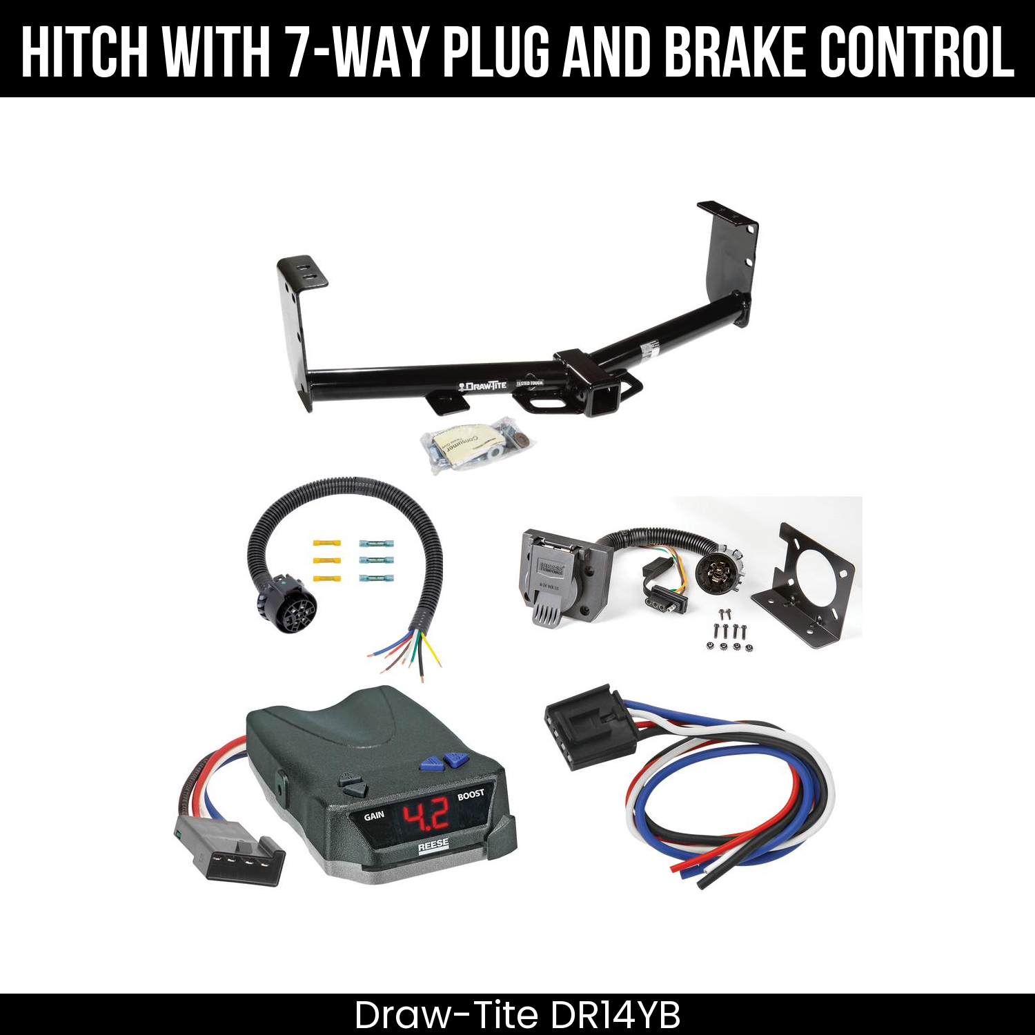 Trailer Hitch , 7-Way , Reese Brake EVN Control