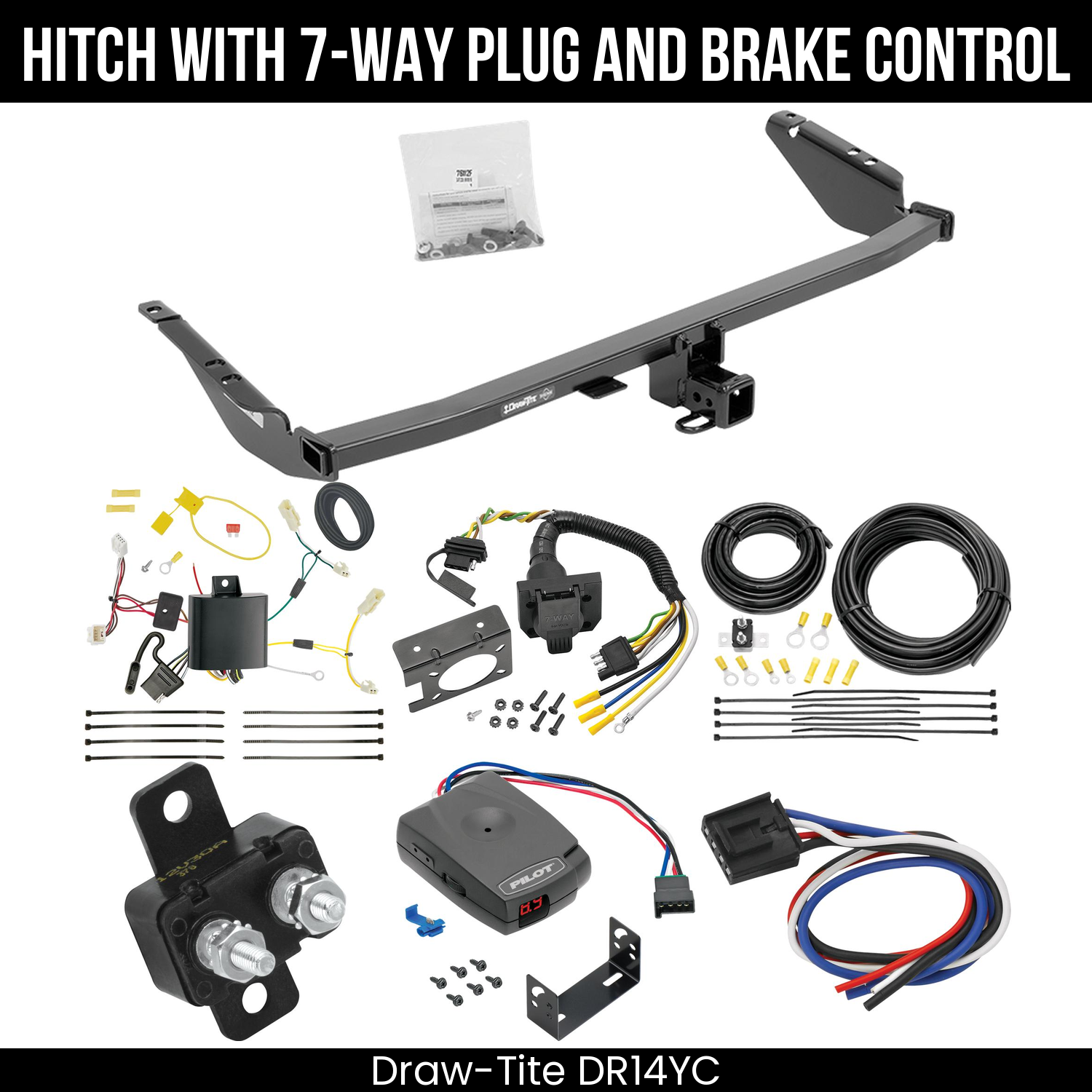 Trailer Hitch , 7-Way , Pro Series Pilot Brake Control