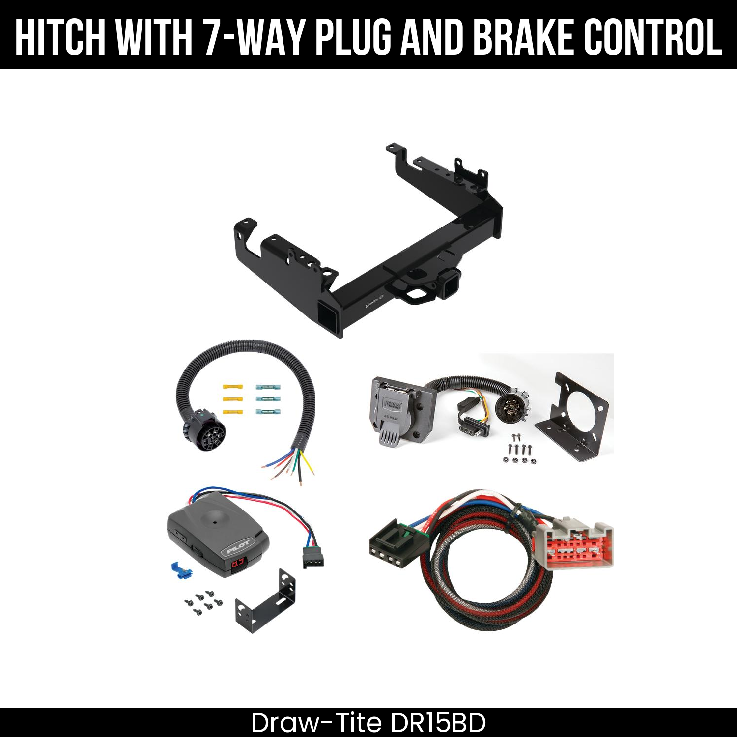 Trailer Hitch , 7-Way , Pro Series Pilot Brake Control