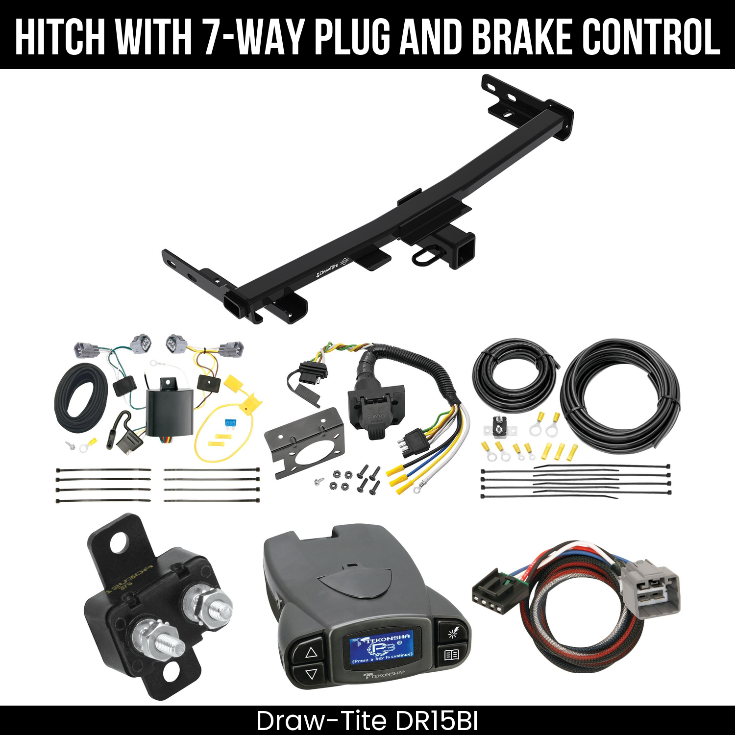 Trailer Hitch , 7-Way , Tekonsha Prodigy P3 Brake Control