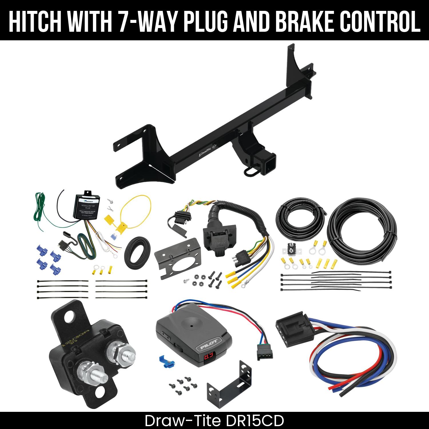 Trailer Hitch , 7-Way , Pro Series Pilot Brake Control