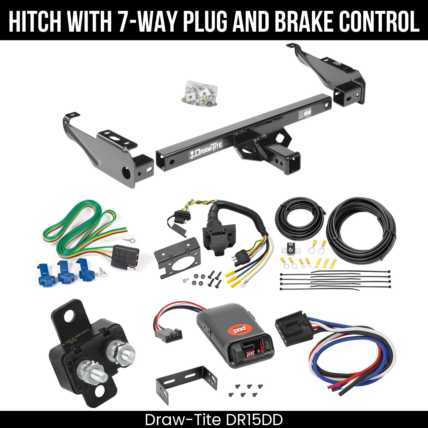 Trailer Hitch , 7-Way , Pro Series POD Brake Control