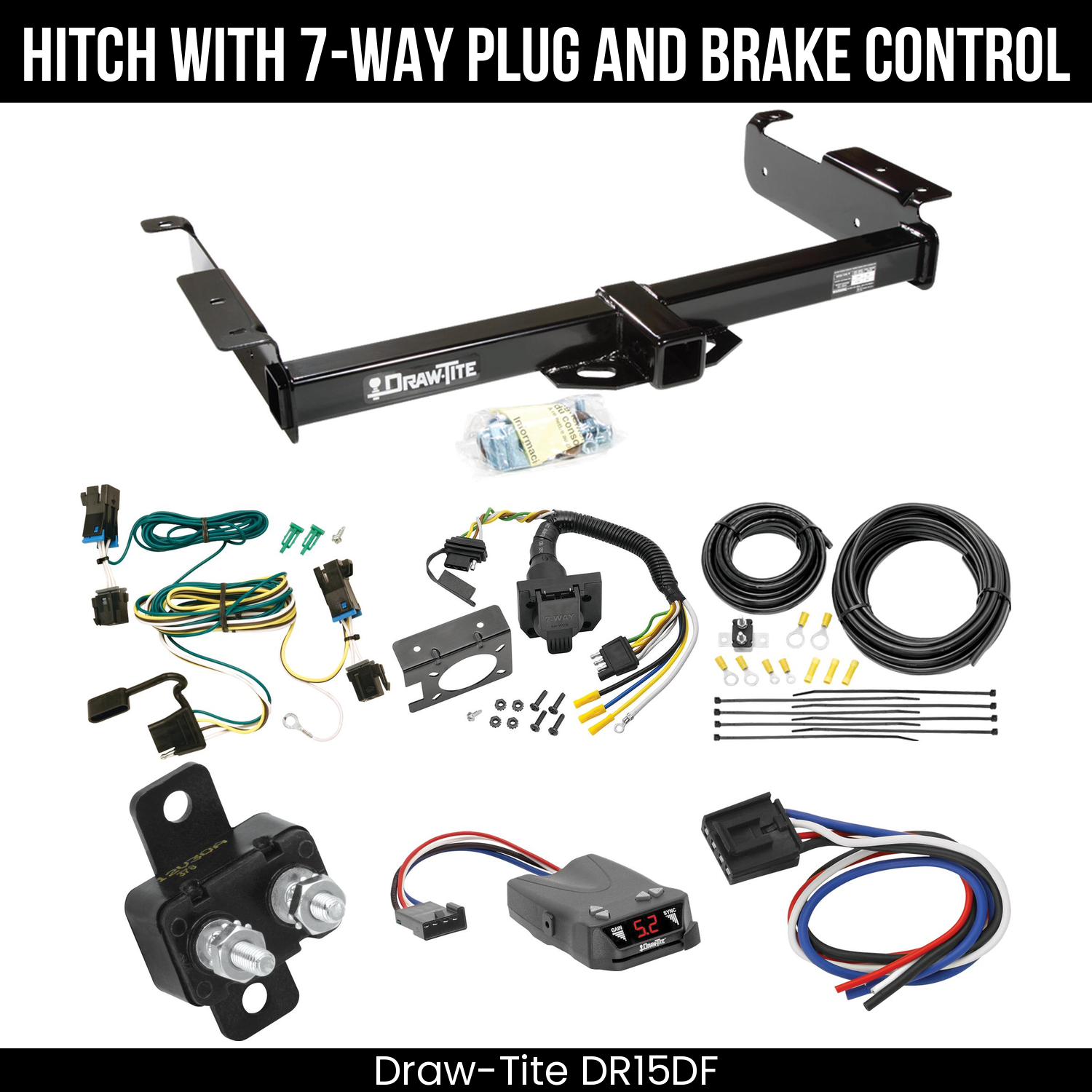 Trailer Hitch , 7-Way , Draw-Tite Activator IV Brake Control