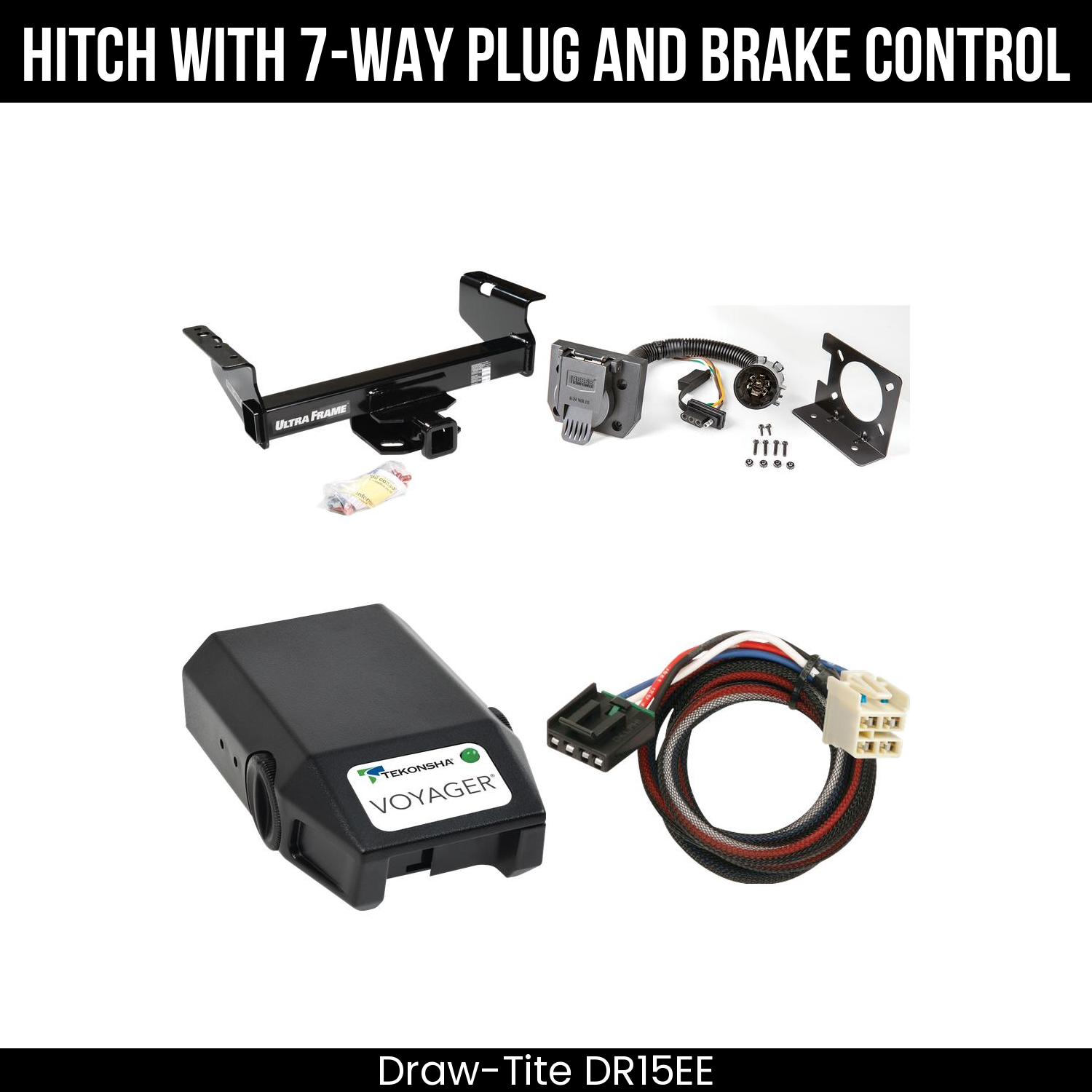 Trailer Hitch , 7-Way , Tekonsha Voyager Brake Control