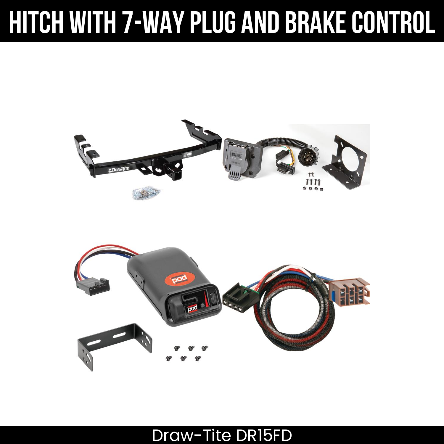 Trailer Hitch , 7-Way , Pro Series POD Brake Control