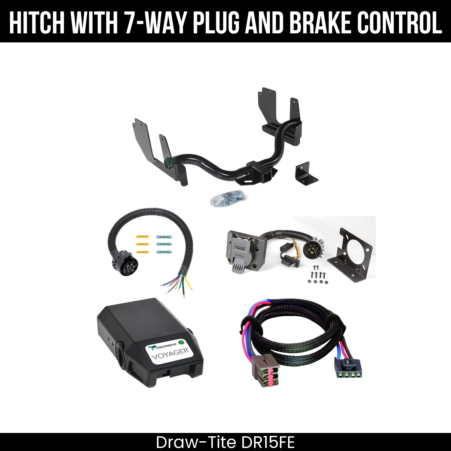 Trailer Hitch , 7-Way , Tekonsha Voyager Brake Control