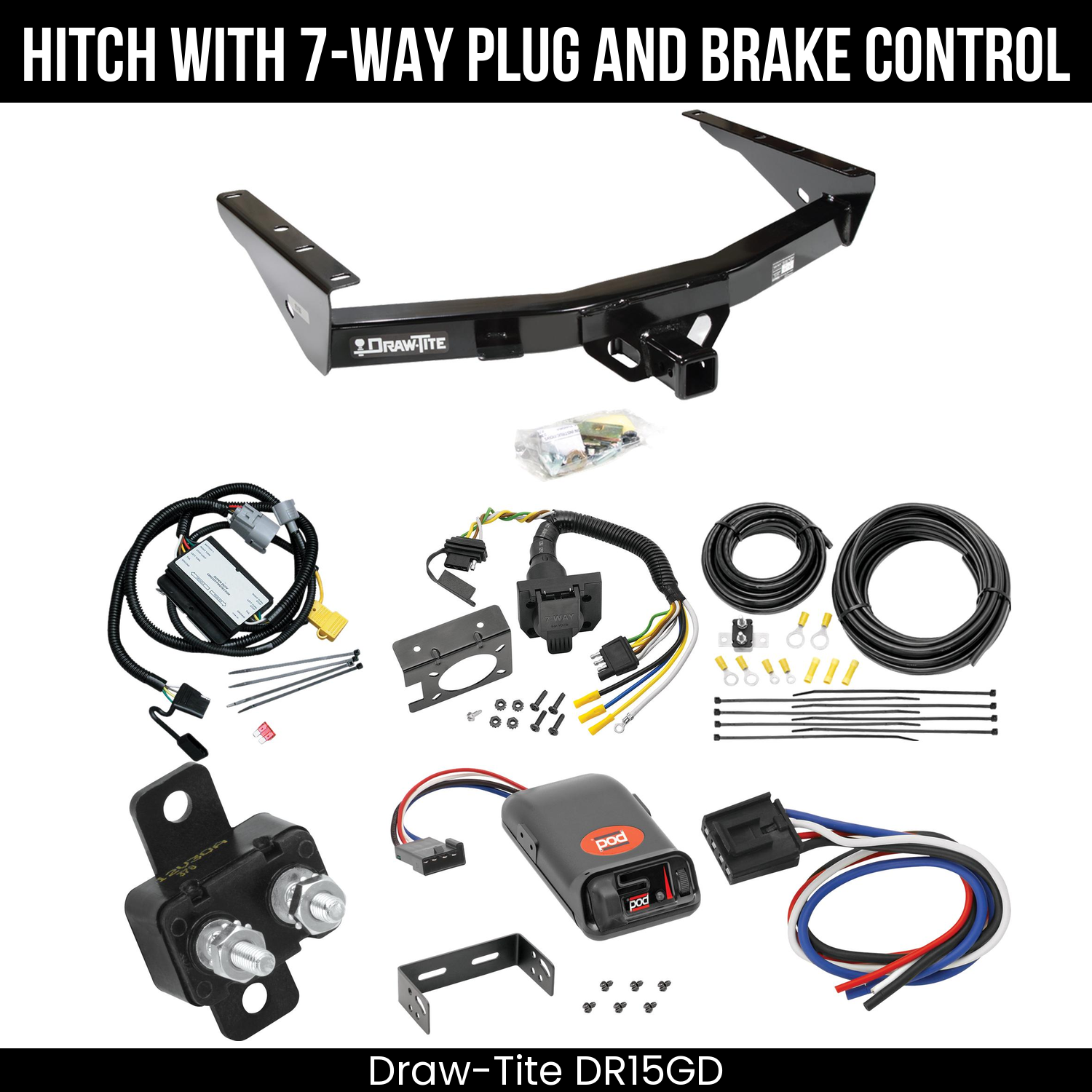 Trailer Hitch , 7-Way , Pro Series POD Brake Control