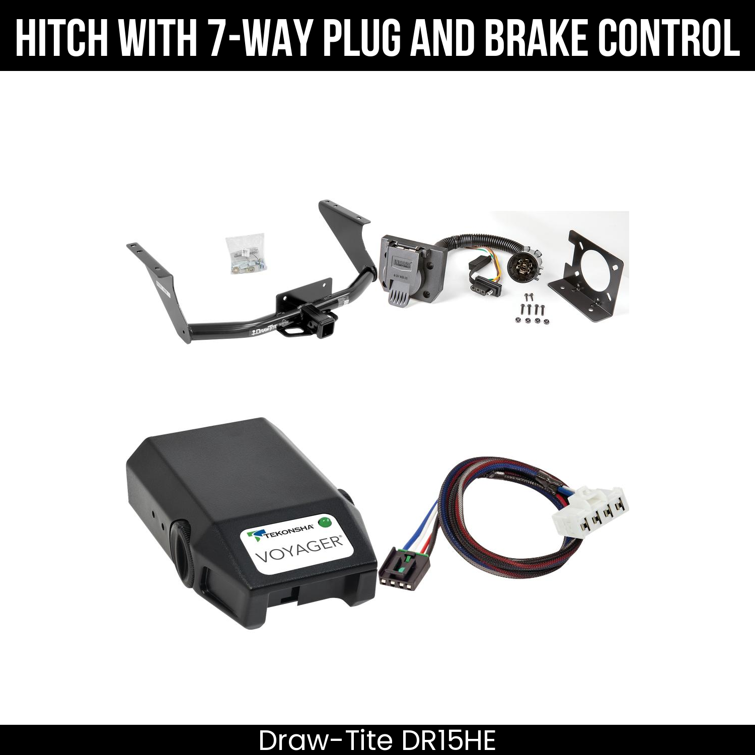 Trailer Hitch , 7-Way , Tekonsha Voyager Brake Control