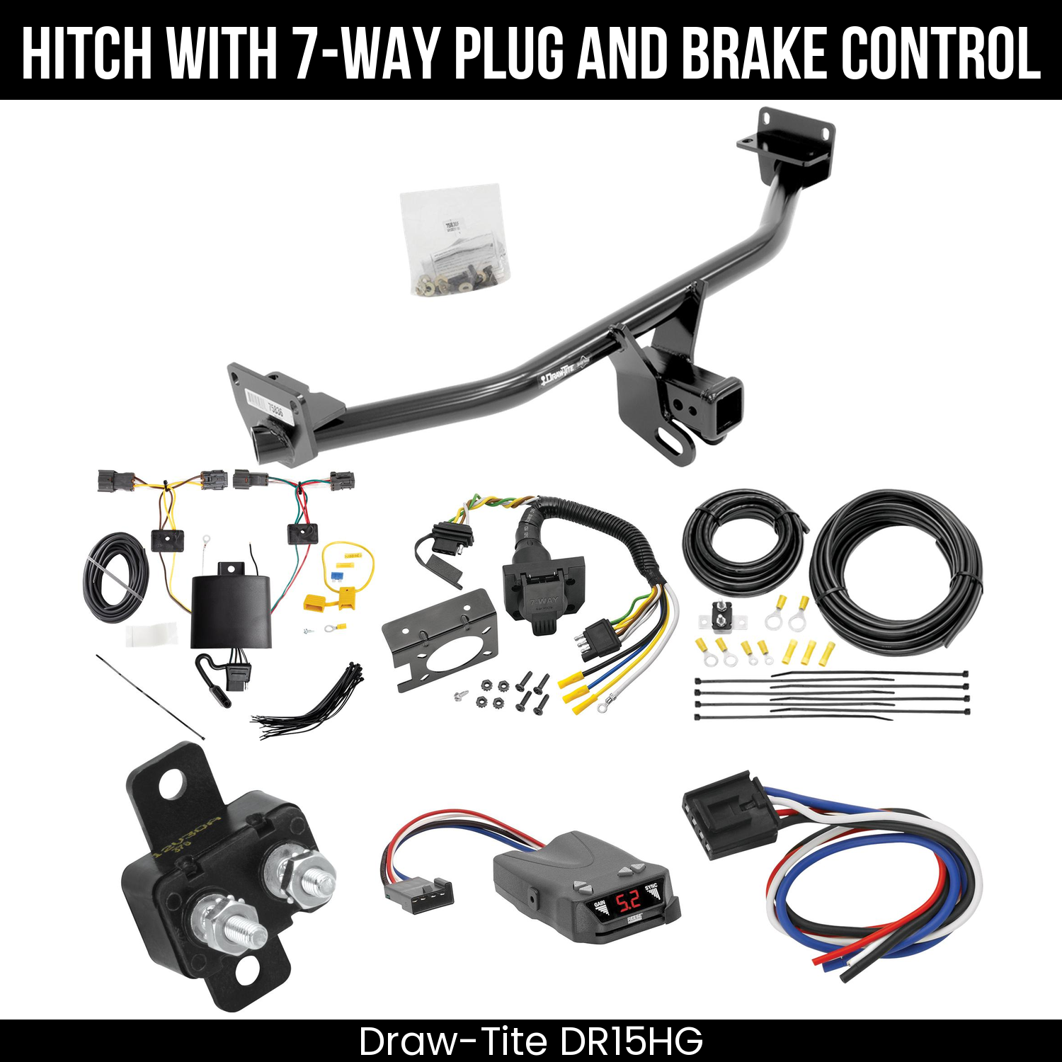 Trailer Hitch , 7-Way , Reese Brakeman IV Brake Control