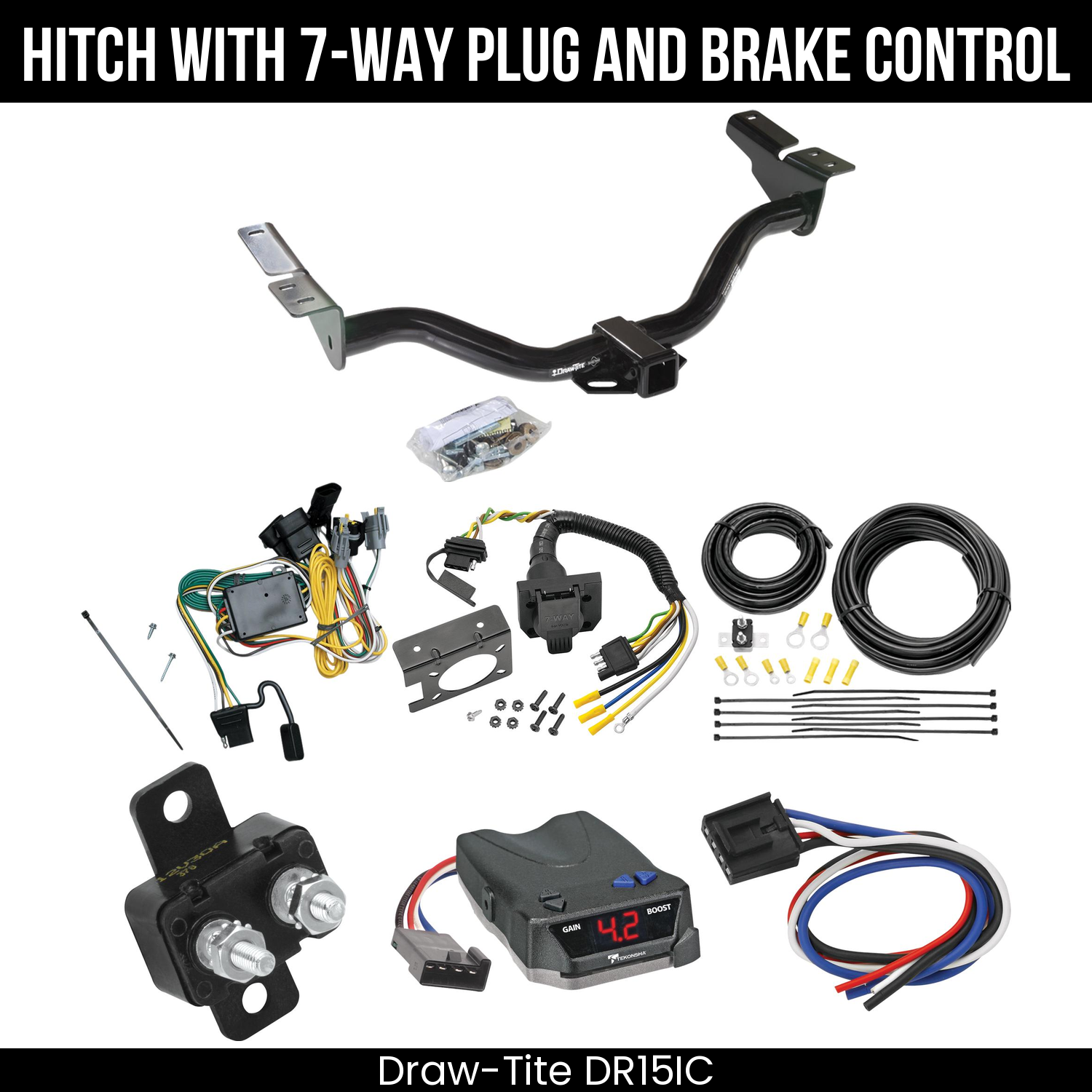 Trailer Hitch , 7-Way , Tekonsha Brake EVN Control