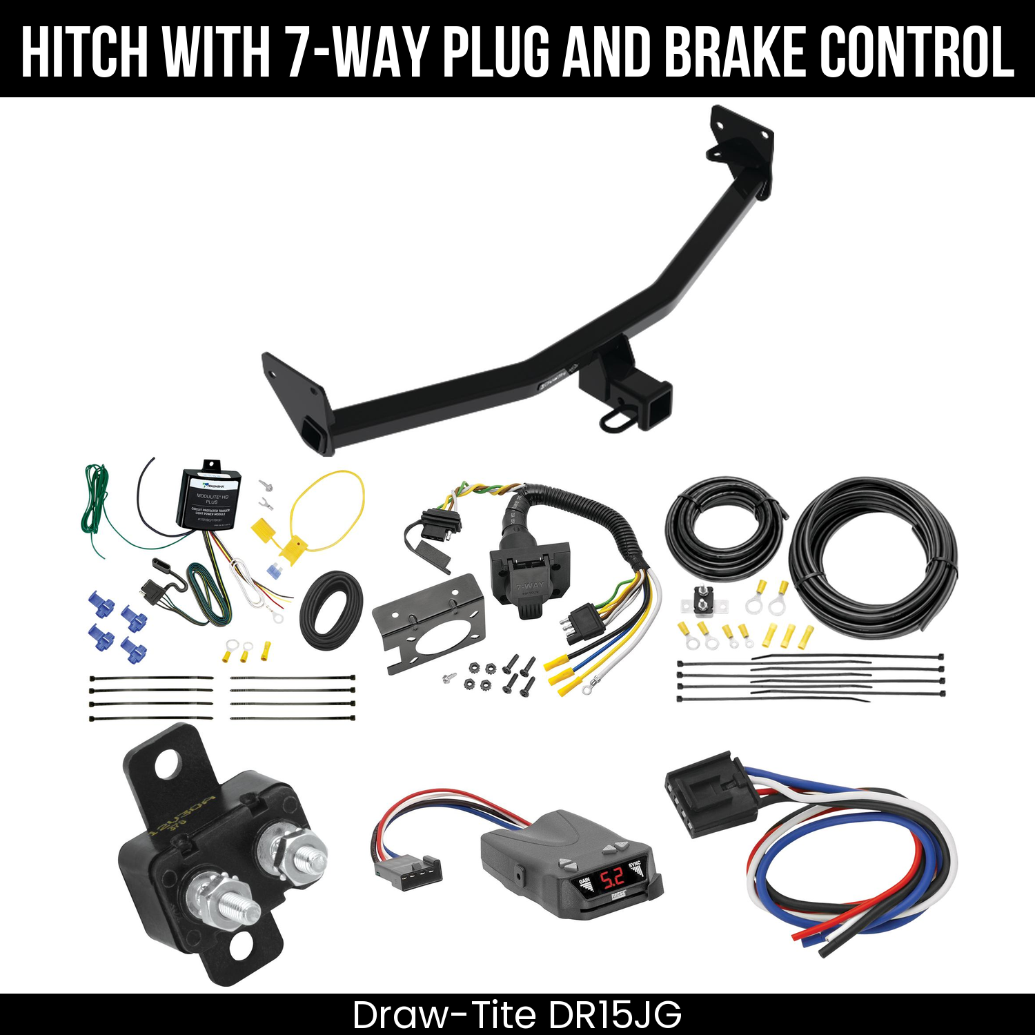 Trailer Hitch , 7-Way , Reese Brakeman IV Brake Control