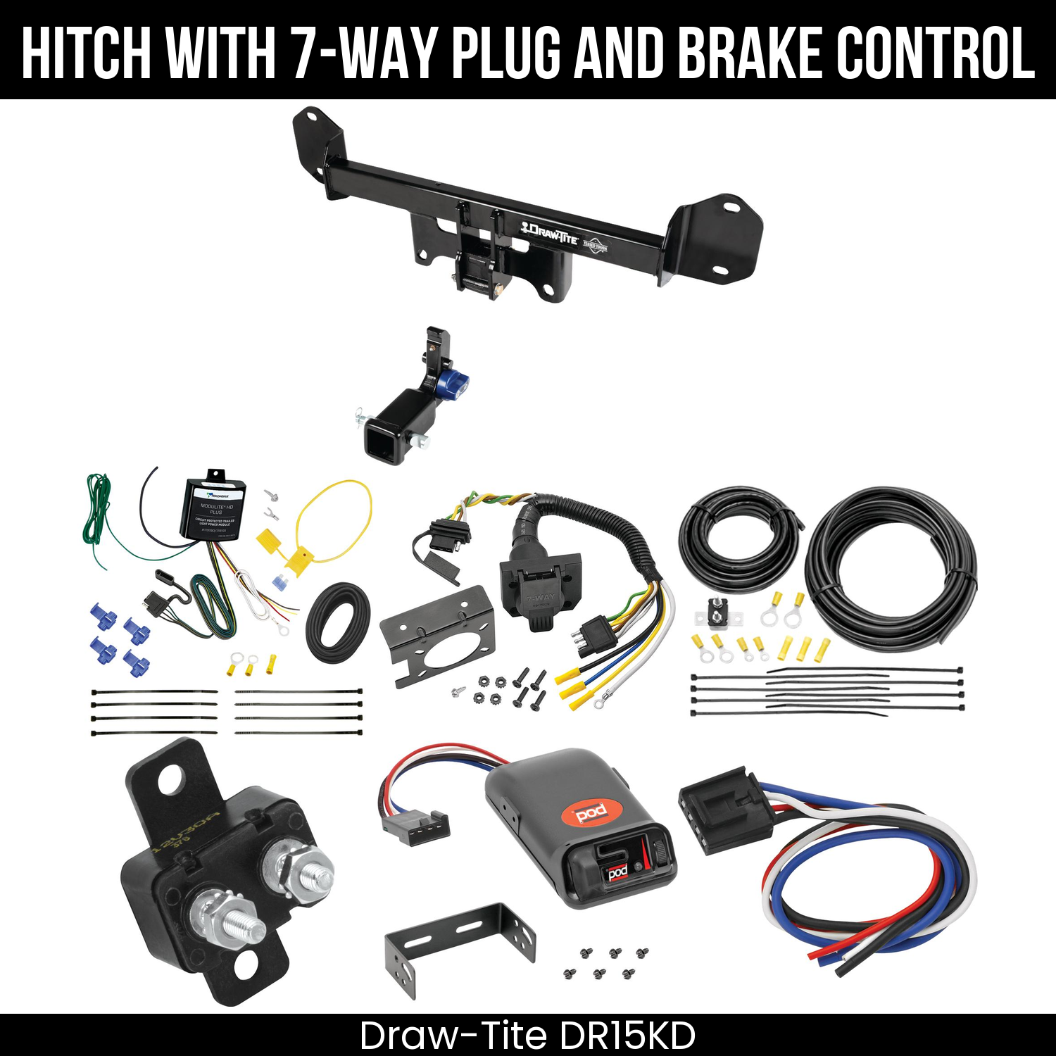 Trailer Hitch , 7-Way , Pro Series POD Brake Control