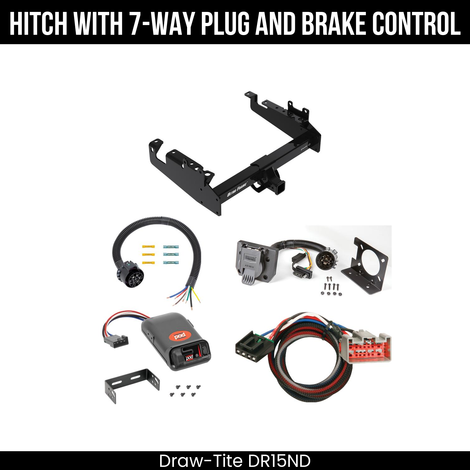 Trailer Hitch , 7-Way , Pro Series POD Brake Control