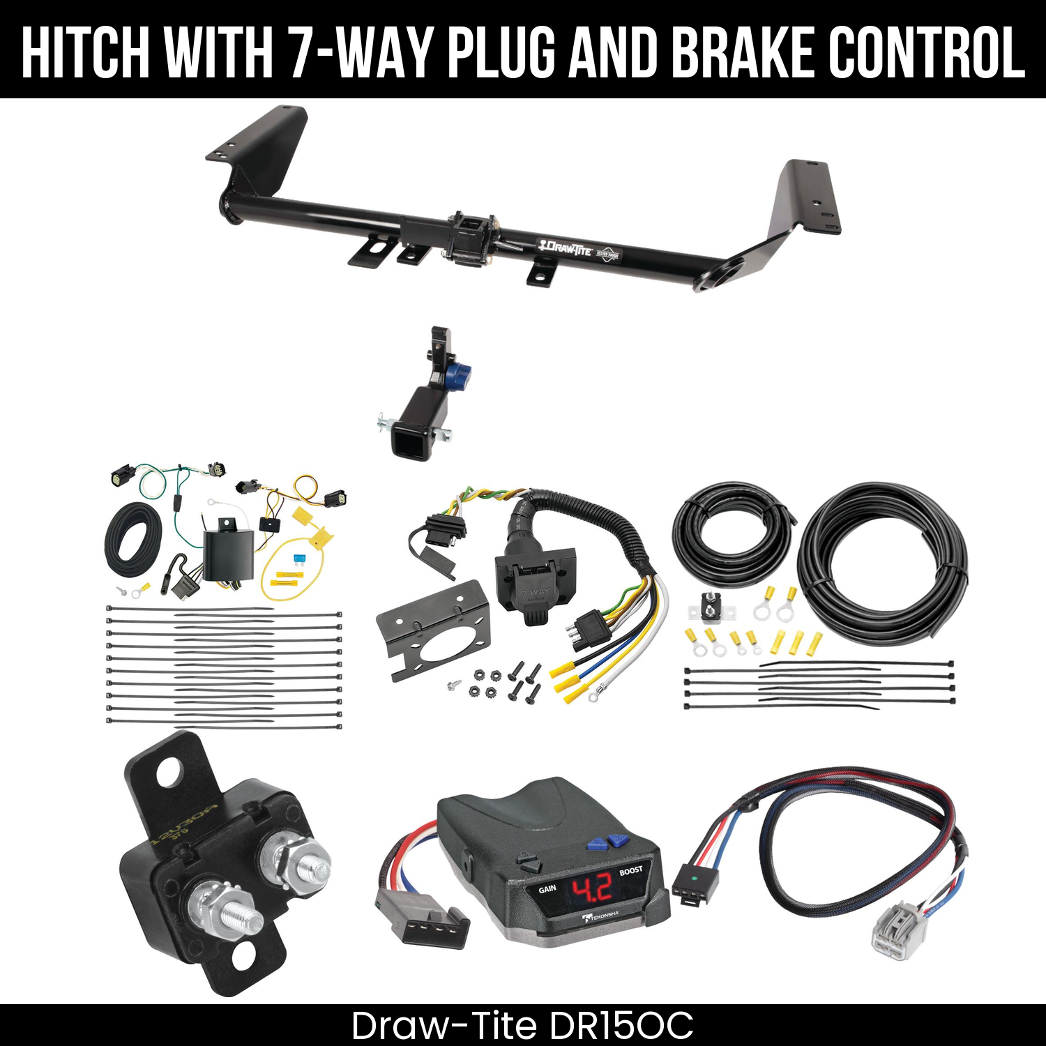 Trailer Hitch , 7-Way , Tekonsha Brake EVN Control