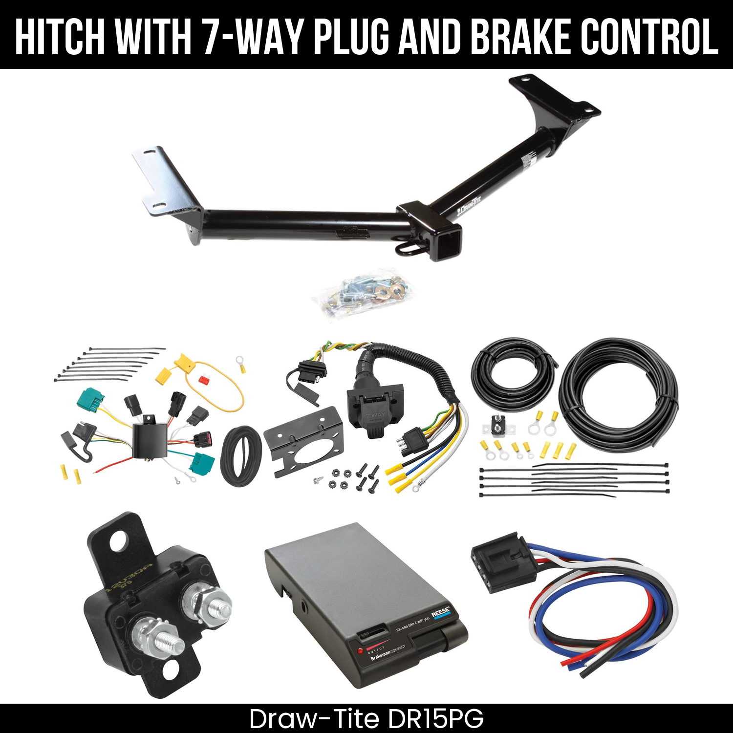Trailer Hitch , 7-Way , Reese Brakeman Brake Control