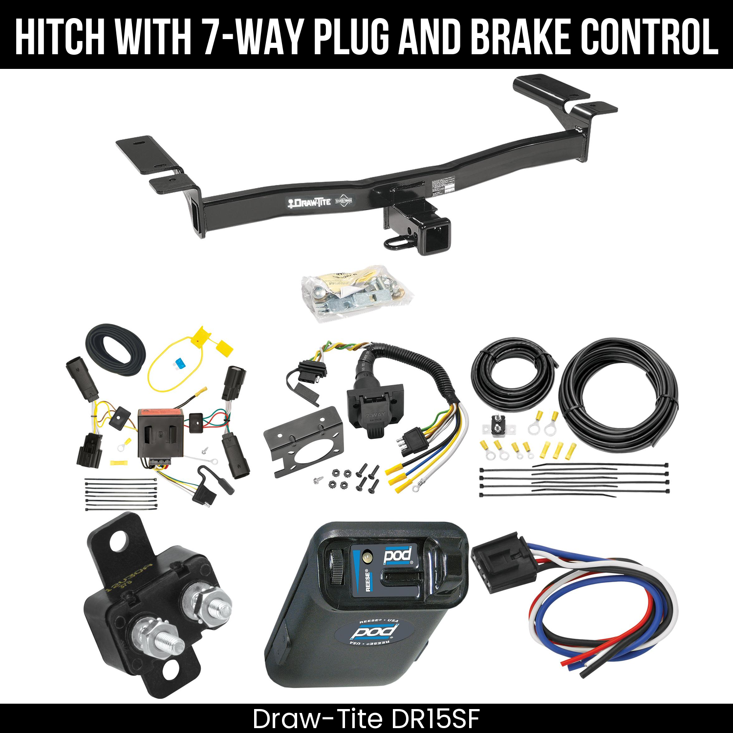 Trailer Hitch , 7-Way , Reese POD Brake Control