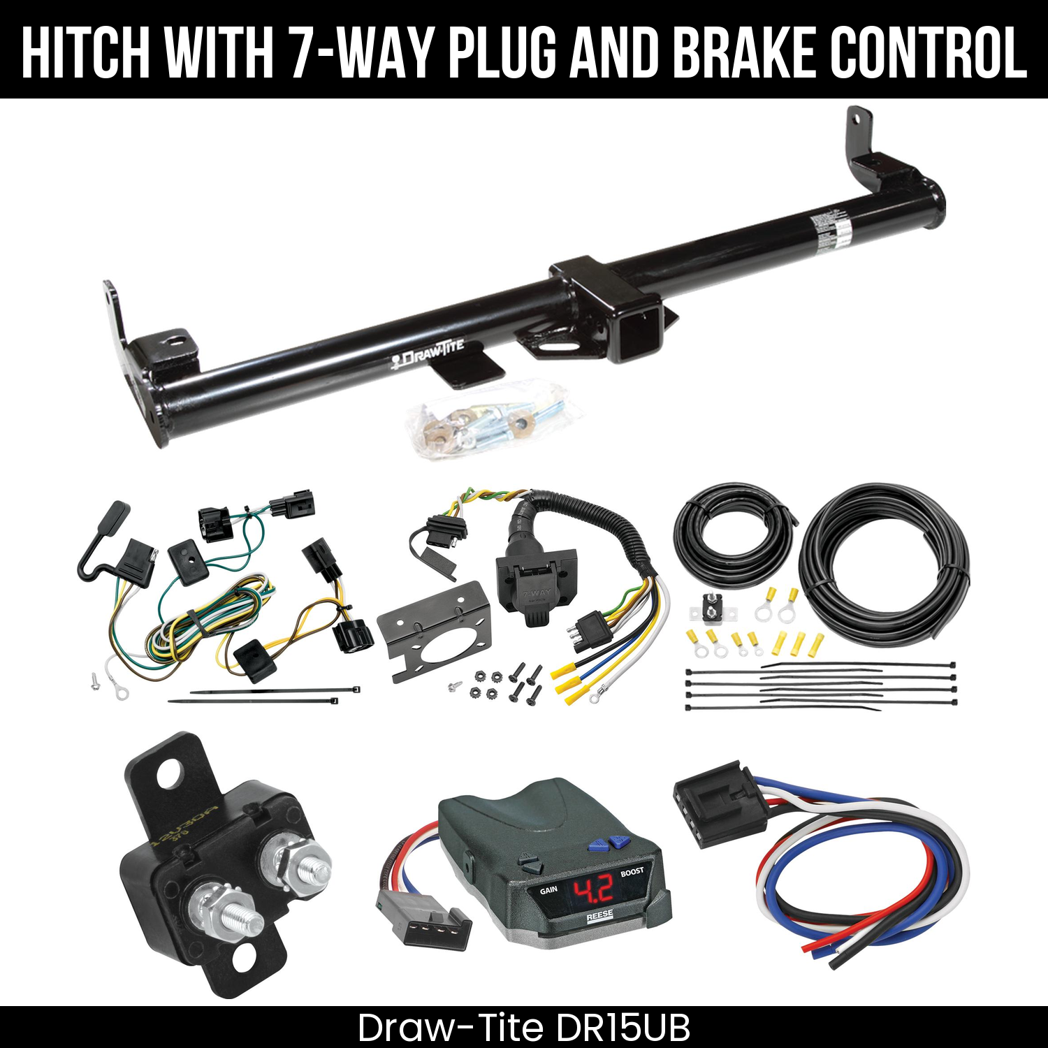 Trailer Hitch , 7-Way , Reese Brake EVN Control