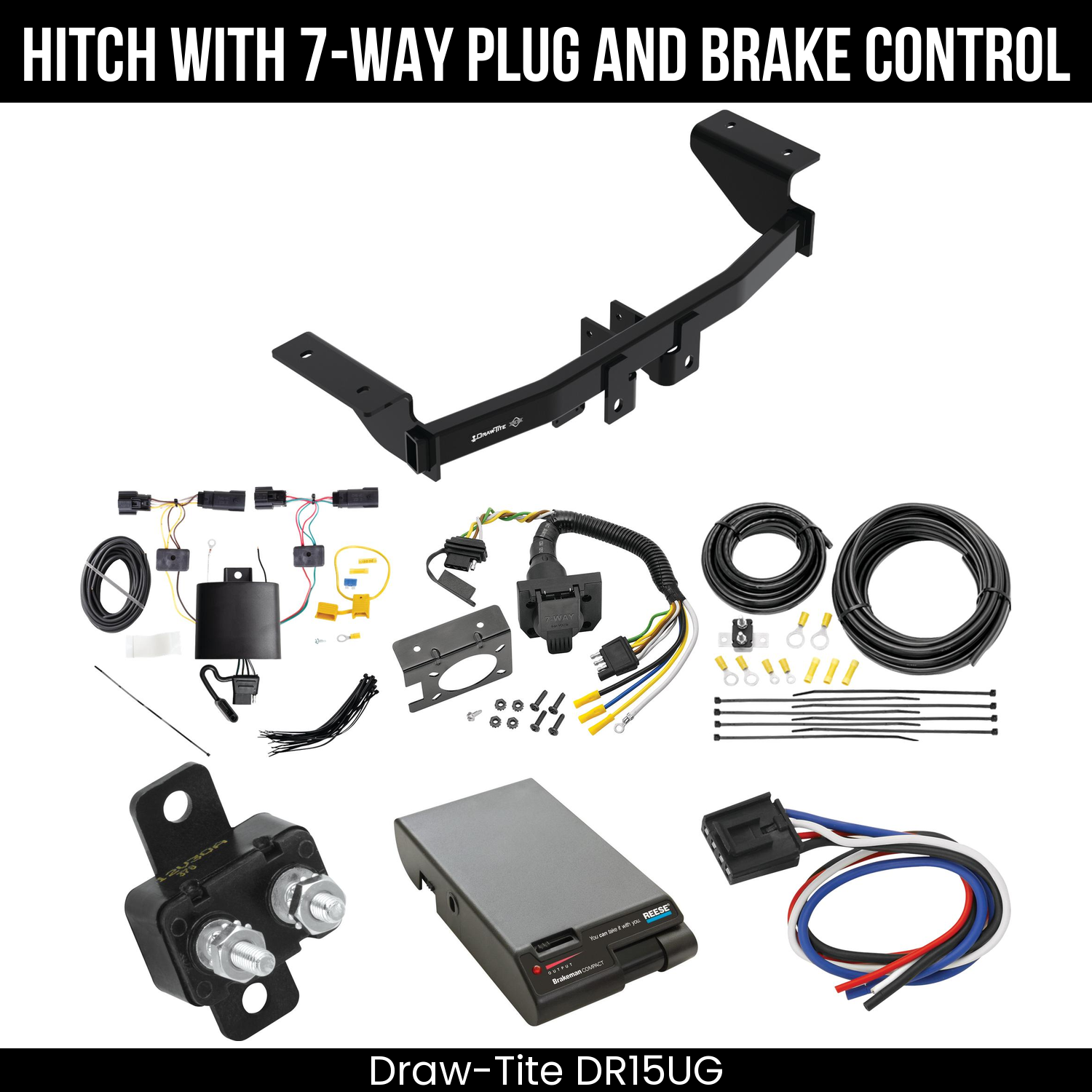 Trailer Hitch , 7-Way , Reese Brakeman Brake Control