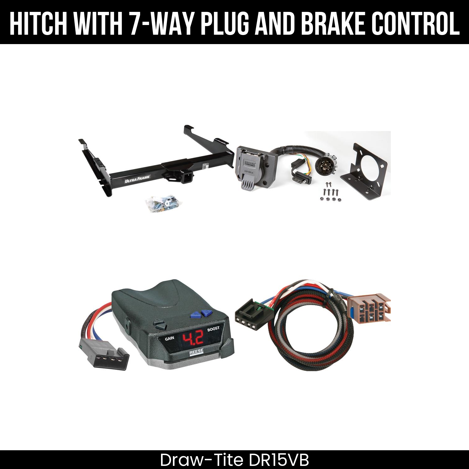 Trailer Hitch , 7-Way , Reese Brake EVN Control
