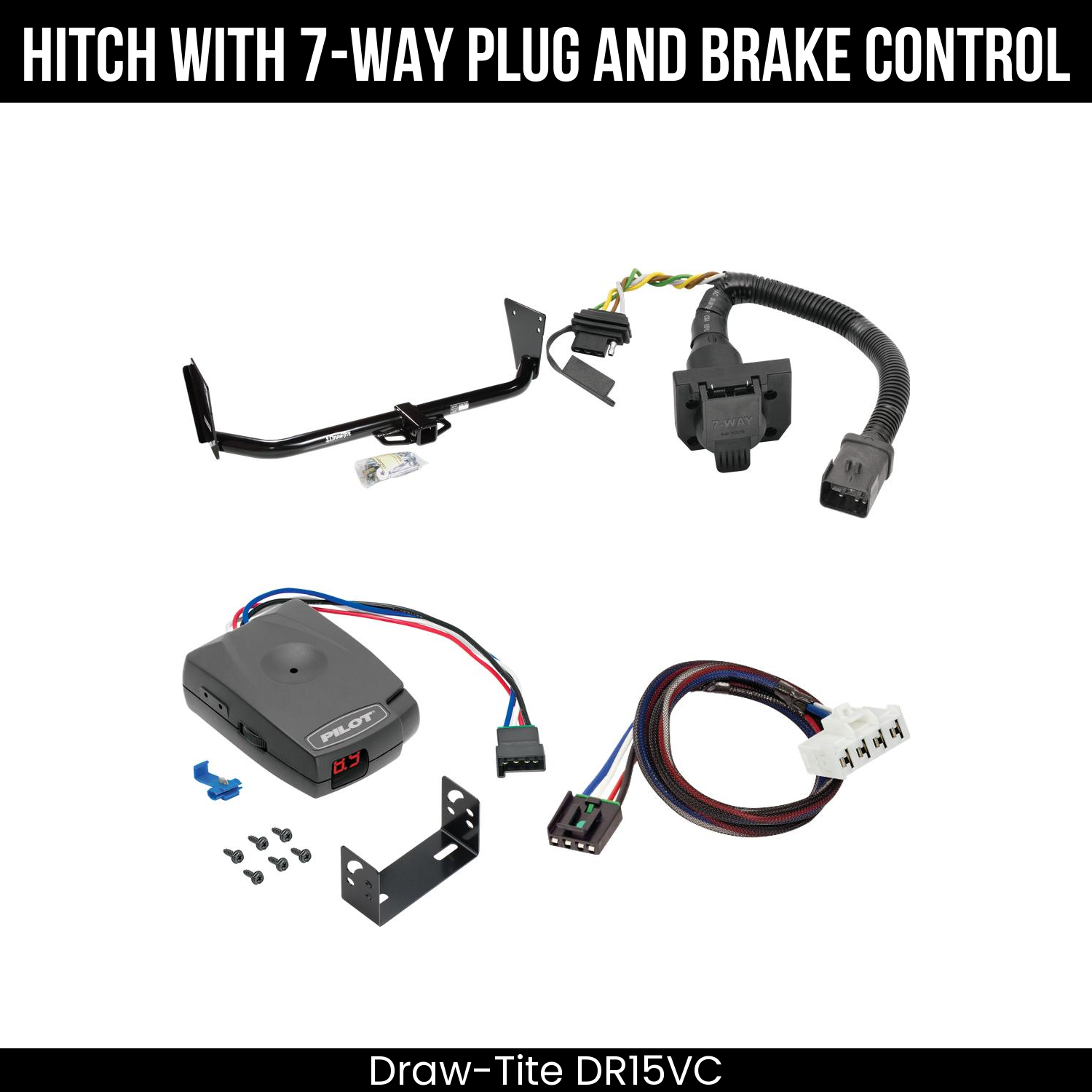 Trailer Hitch , 7-Way , Pro Series Pilot Brake Control