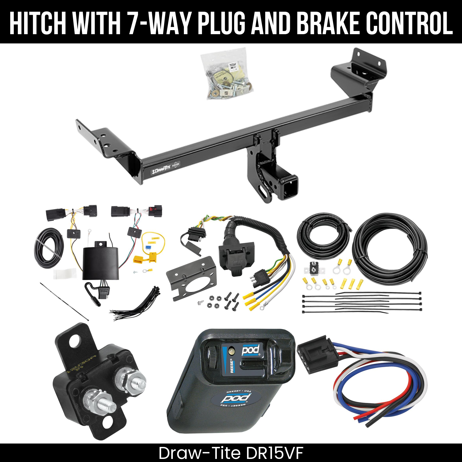 Trailer Hitch , 7-Way , Reese POD Brake Control