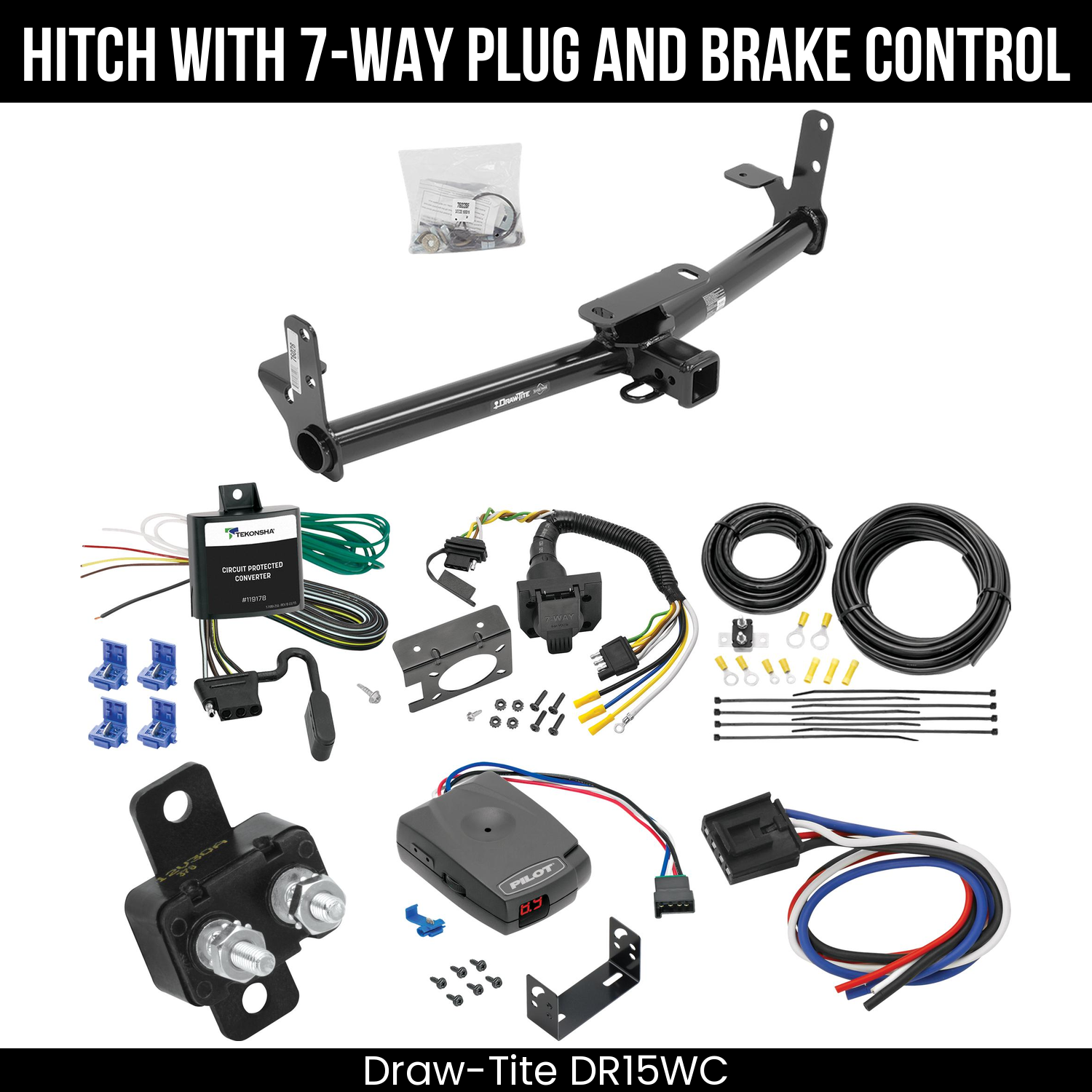 Trailer Hitch , 7-Way , Pro Series Pilot Brake Control