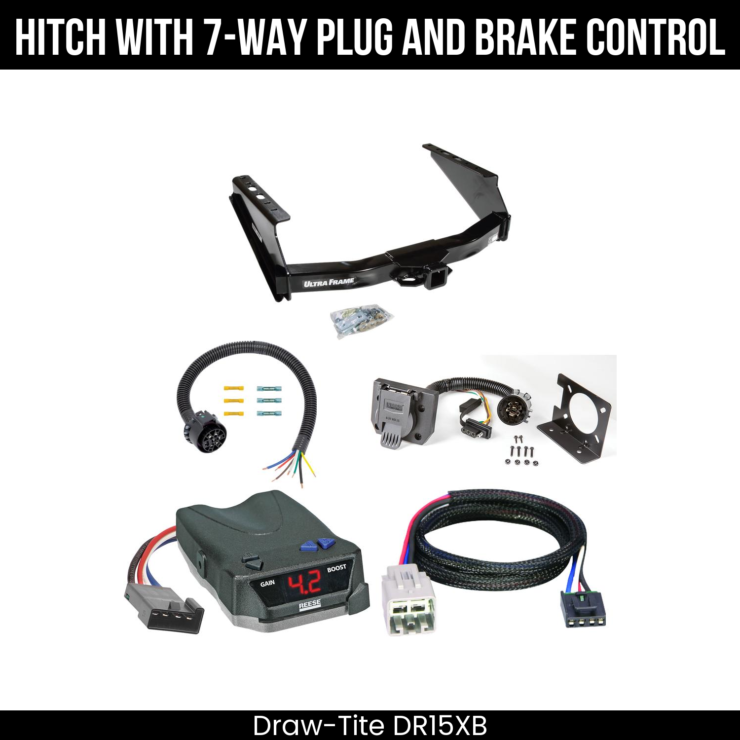 Trailer Hitch , 7-Way , Reese Brake EVN Control