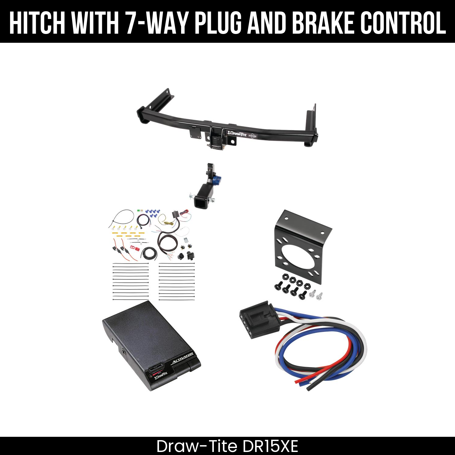 Trailer Hitch , 7-Way , Draw-Tite Activator Brake Control