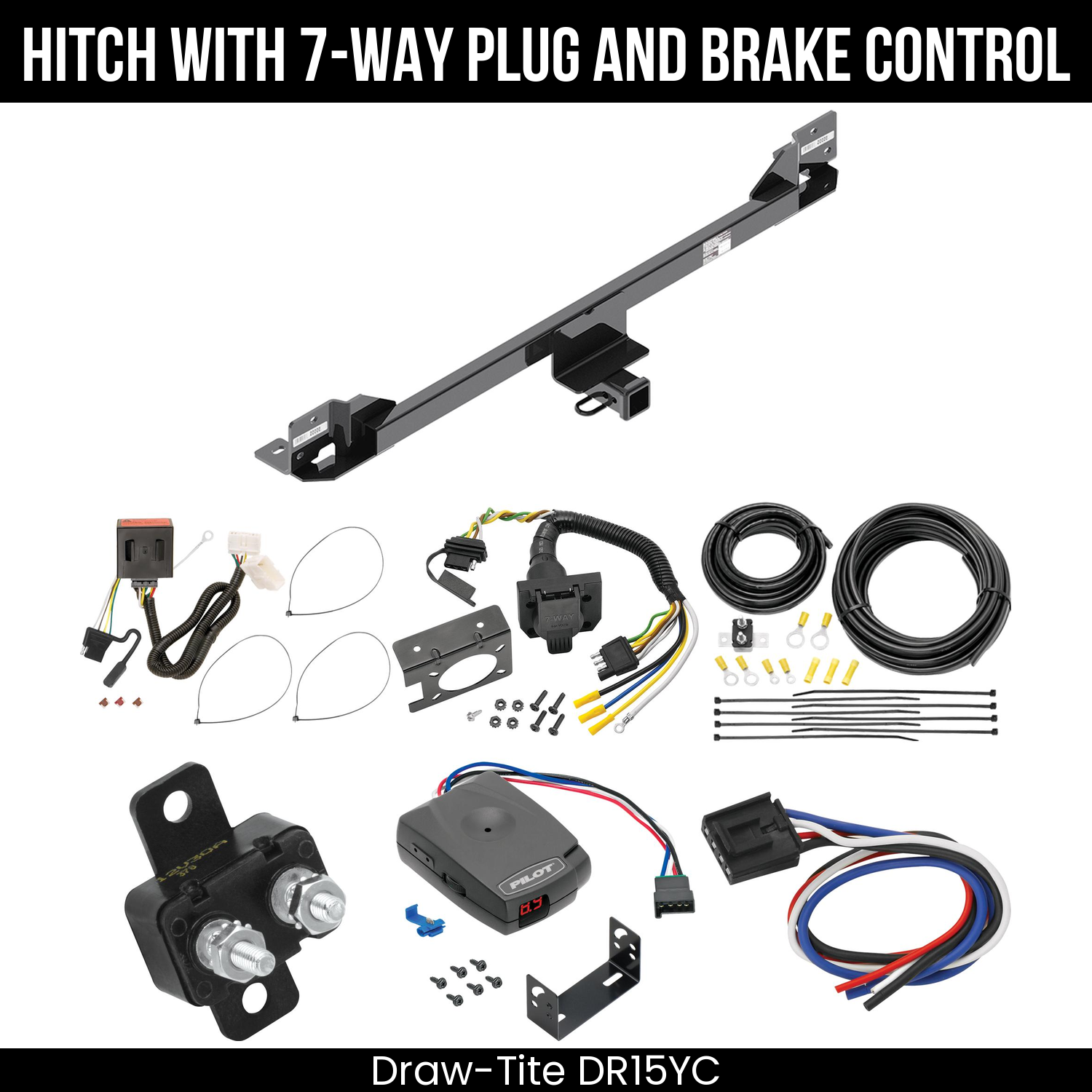 Trailer Hitch , 7-Way , Pro Series Pilot Brake Control