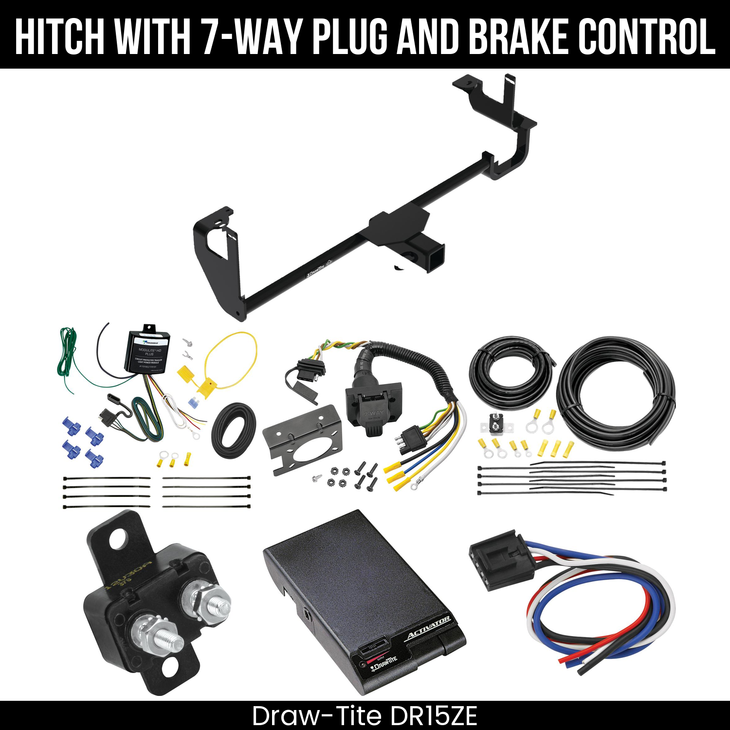 Trailer Hitch , 7-Way , Draw-Tite Activator Brake Control