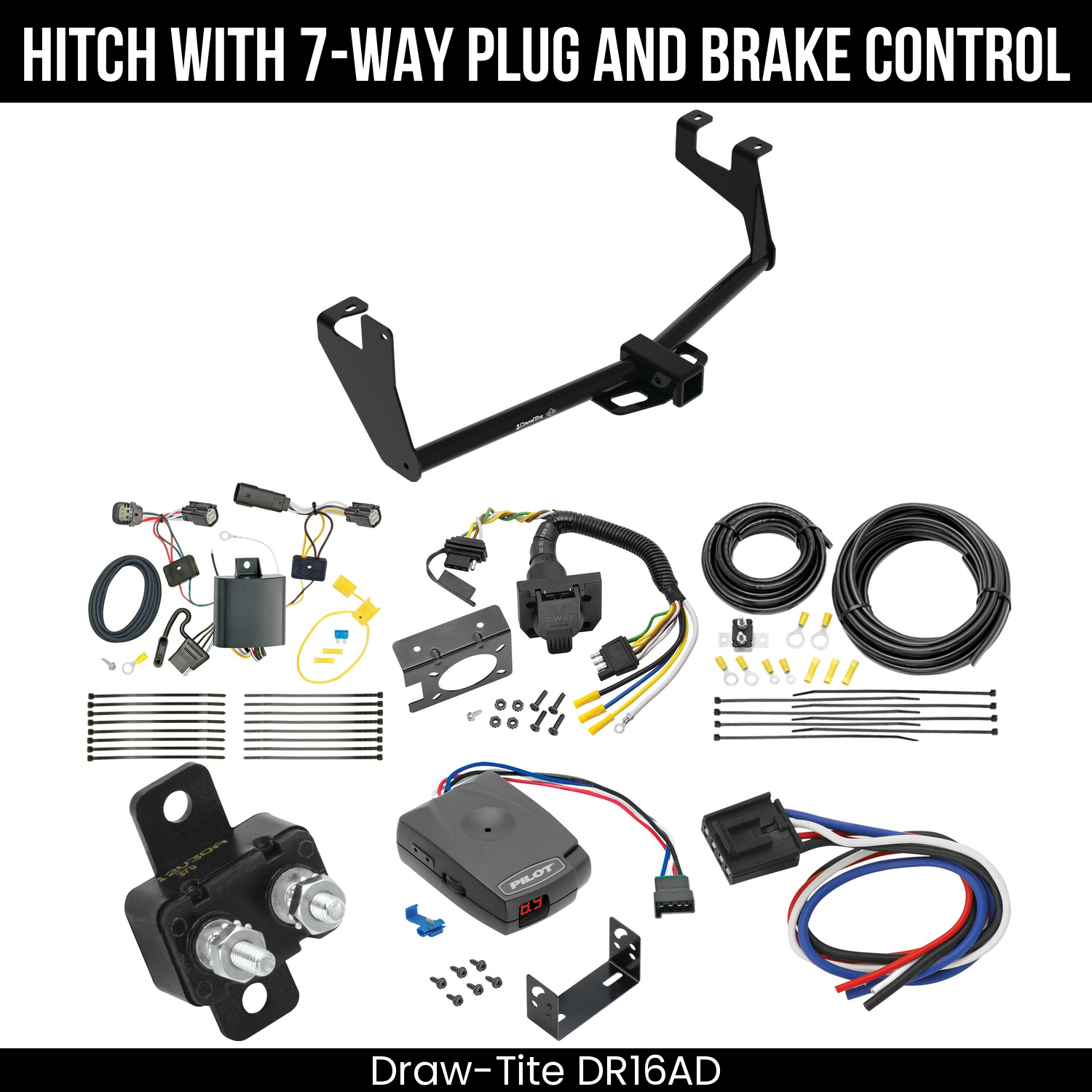 Trailer Hitch , 7-Way , Pro Series Pilot Brake Control
