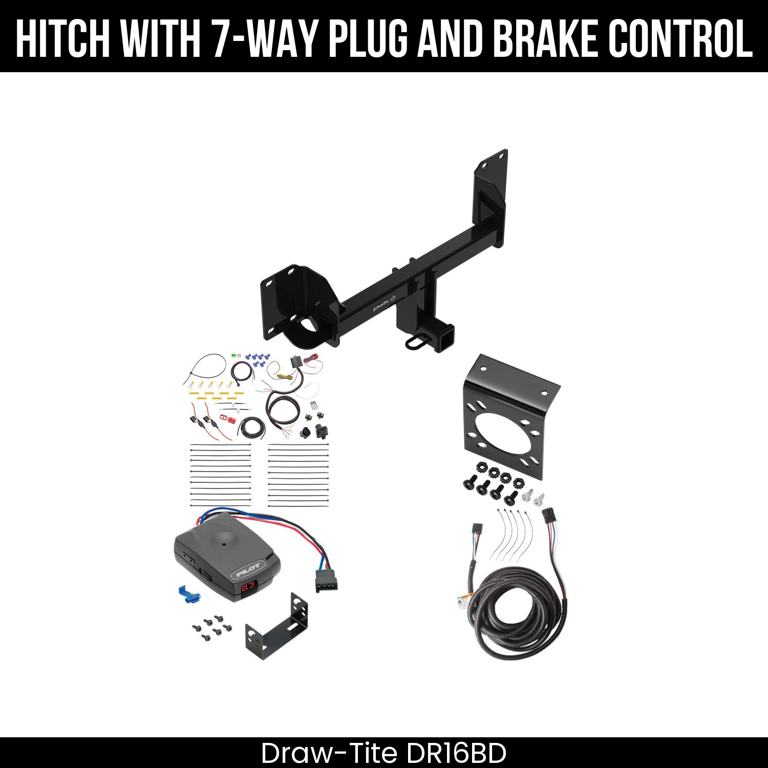 Trailer Hitch , 7-Way , Pro Series Pilot Brake Control