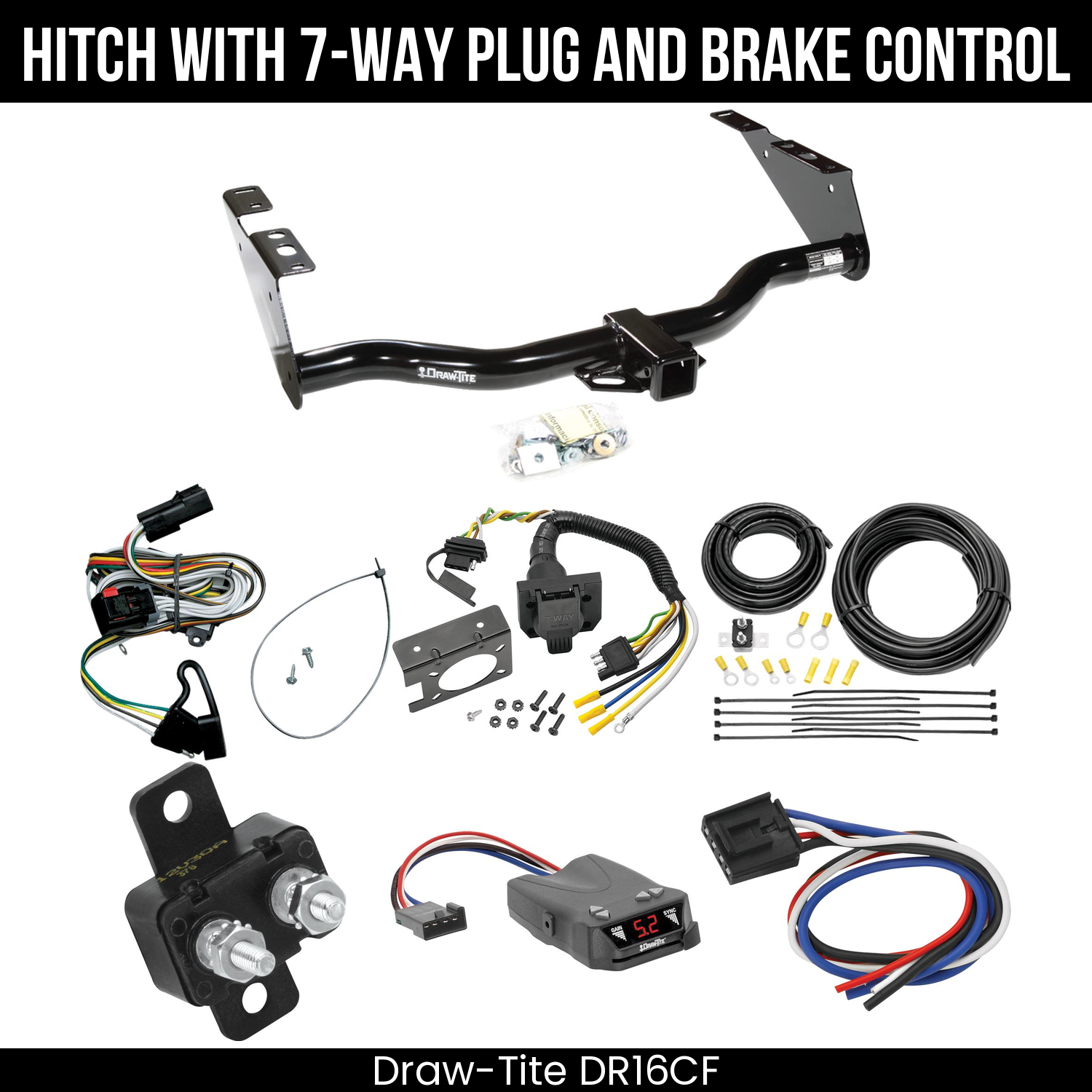 Trailer Hitch , 7-Way , Draw-Tite Activator IV Brake Control