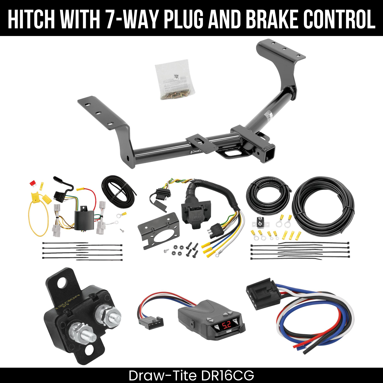 Trailer Hitch , 7-Way , Reese Brakeman IV Brake Control
