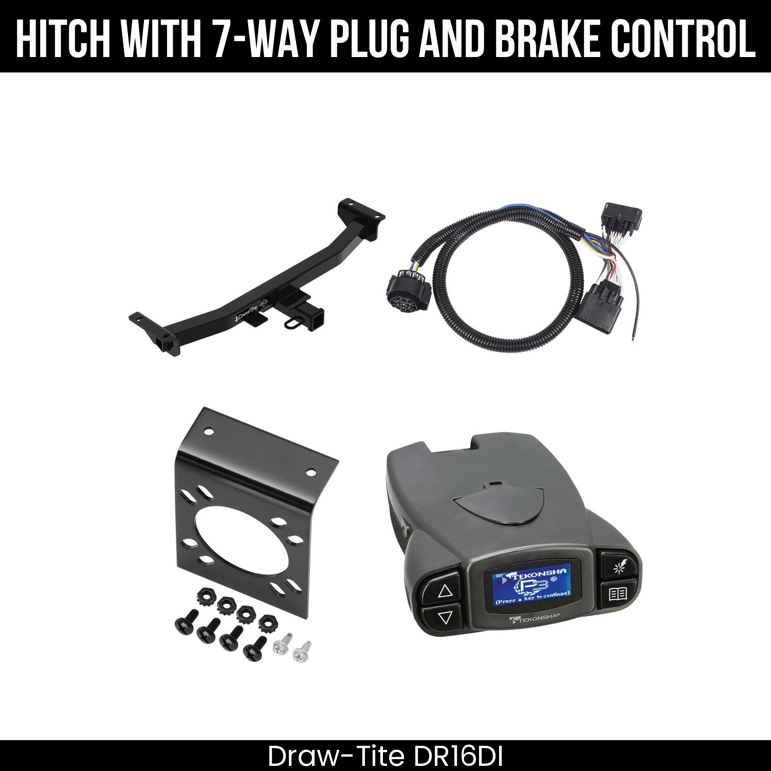 Trailer Hitch , 7-Way , Tekonsha Prodigy P3 Brake Control