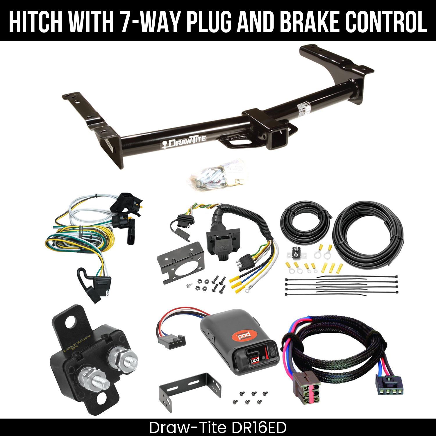 Trailer Hitch , 7-Way , Pro Series POD Brake Control