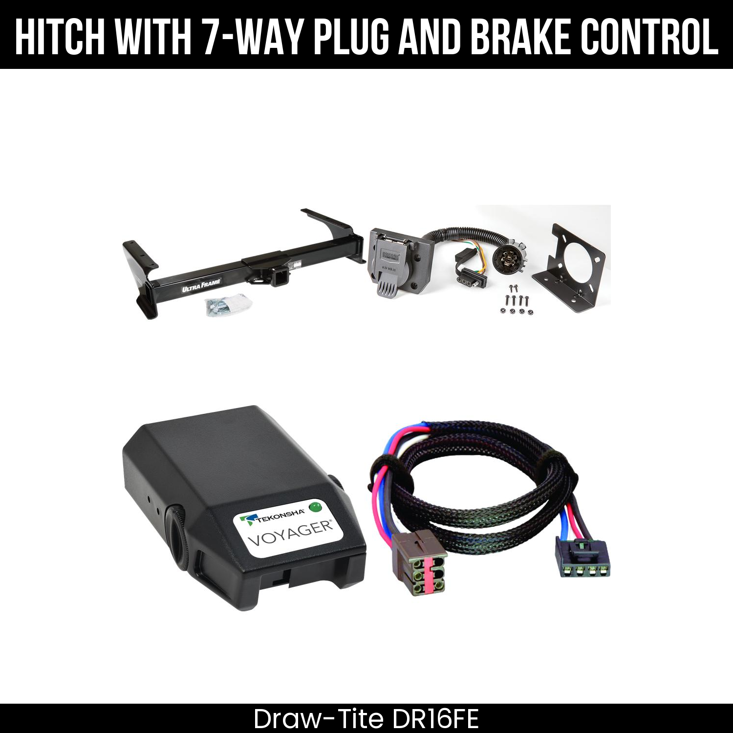 Trailer Hitch , 7-Way , Tekonsha Voyager Brake Control