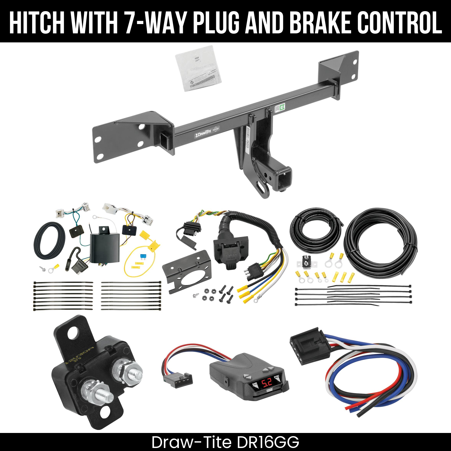 Trailer Hitch , 7-Way , Reese Brakeman IV Brake Control