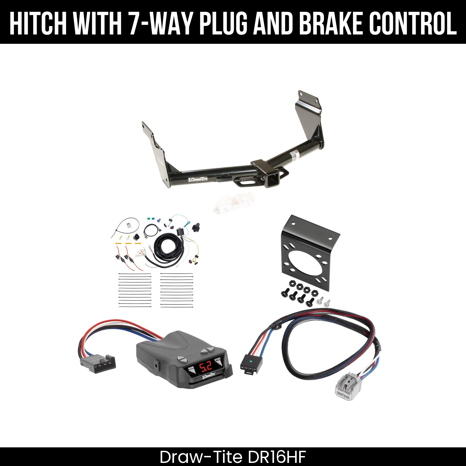 Trailer Hitch , 7-Way , Draw-Tite Activator IV Brake Control